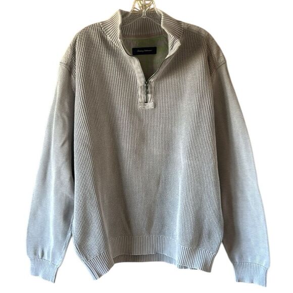 Tommy Bahama Mens Light Grey Sweater - Picture 1 of 6